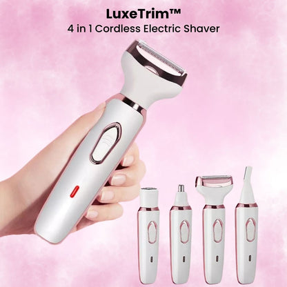 LuxeTrim - 4 in 1 Painless Electric Shaver