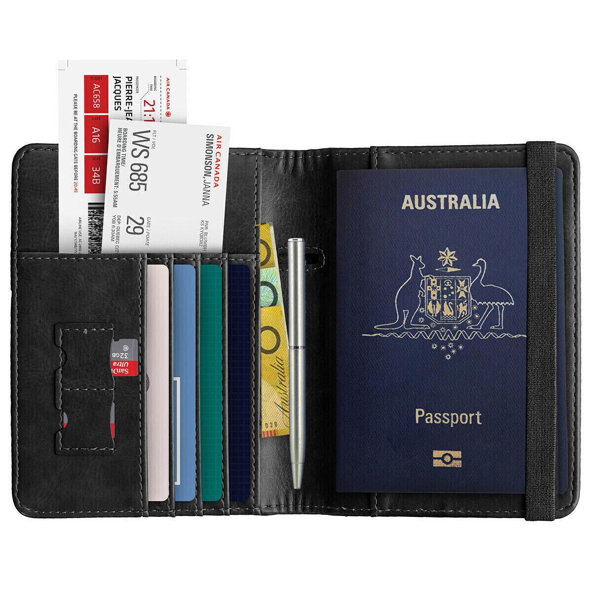 RFID Australian Passport Wallet - Wellness Buddy