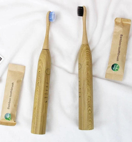 Bamboo Electric Toothbrush - Wellness Buddy