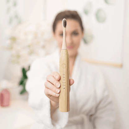 Bamboo Electric Toothbrush - Wellness Buddy