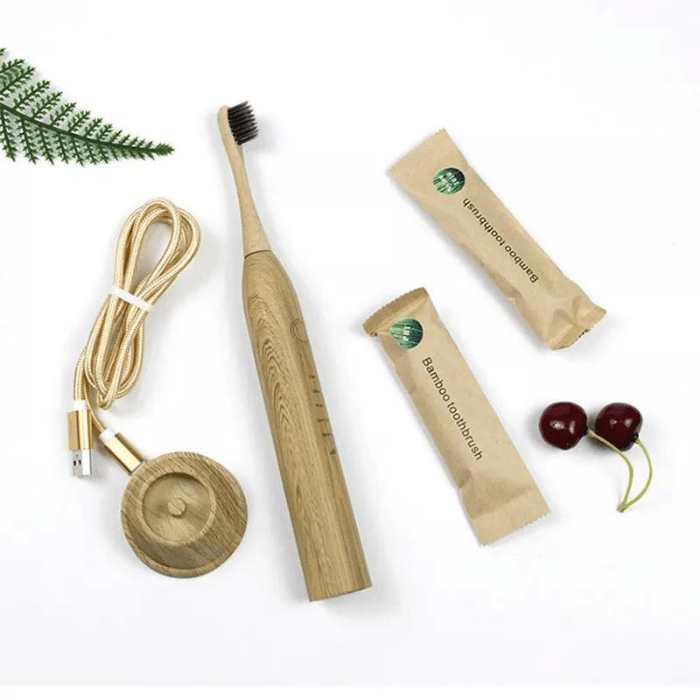 Bamboo Electric Toothbrush - Wellness Buddy